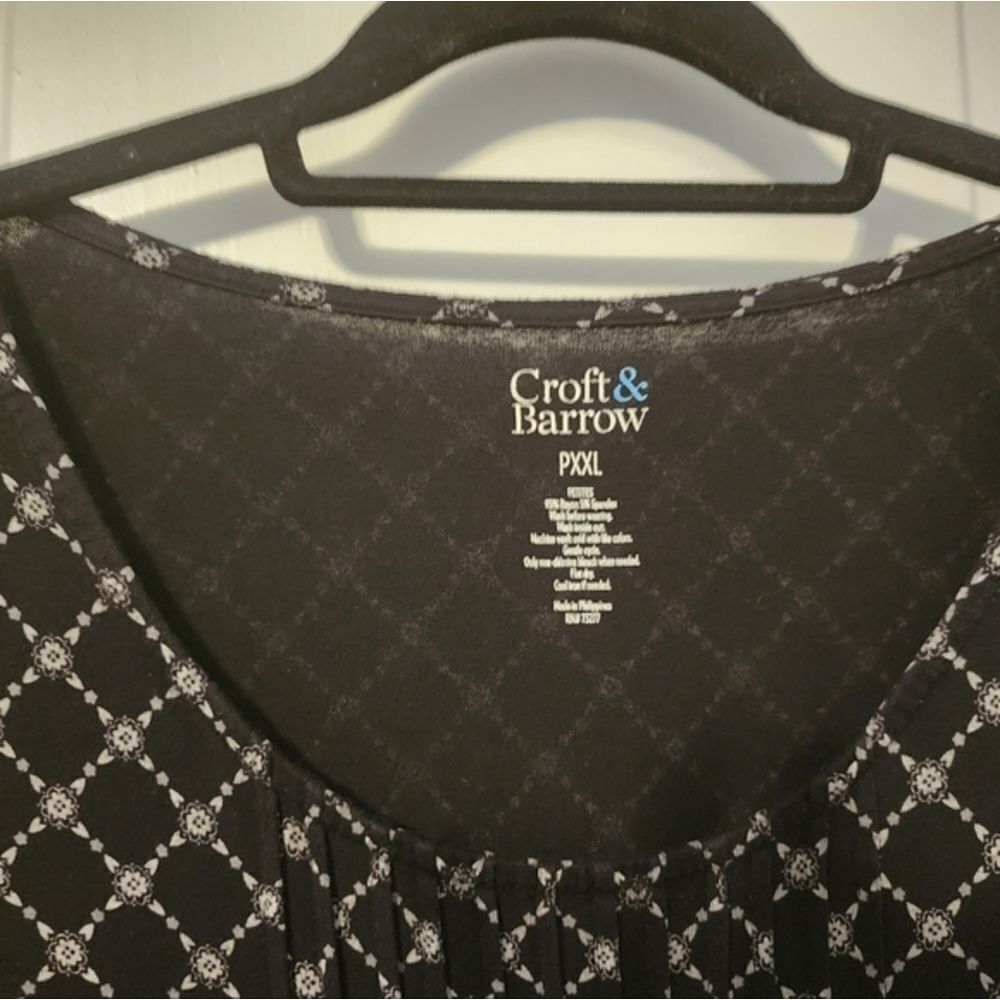 Adorable Black Zig checkered shift dress. Versatile. P XXL.‎ - Picture 8 of 11
